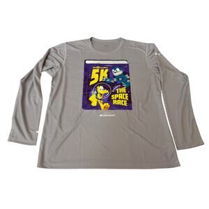 Walt Disney World Run Disney Brooks Running Shirt Women's XL Pluto Space Race